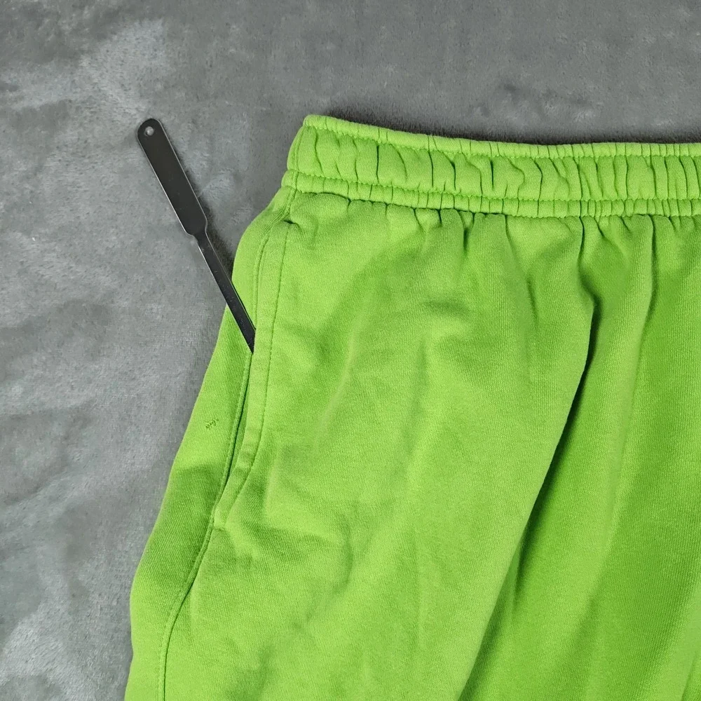 Nike Club Fleece Sweatpants Mens XXL Green Neon BV2671 304 Jogger Tapered Gym